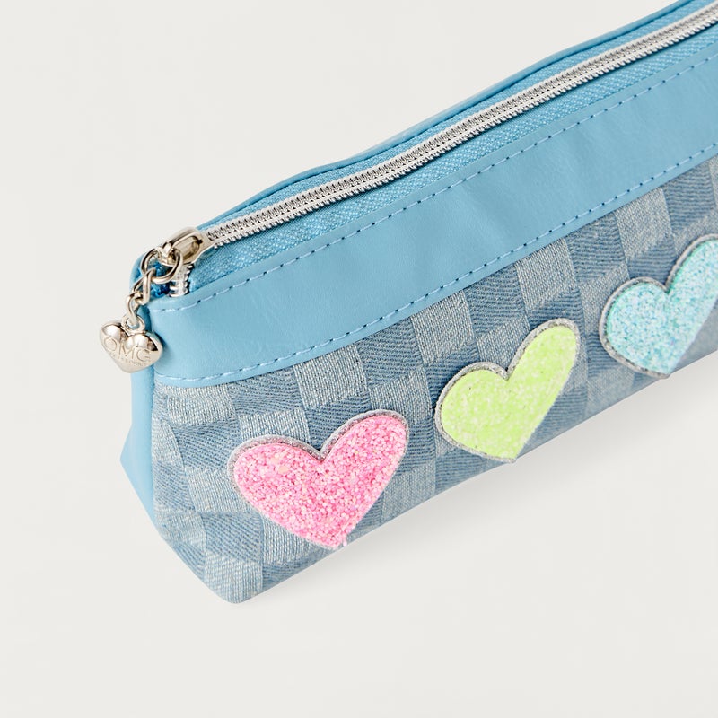 OMG Pouch - Bella Denim - 1Cmprt - Checker (Polyester) Light Blue \ 3.75X8.50X2.00 - Image 3